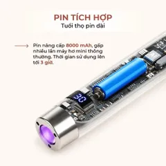 Đèn Hơ Cảm Ứng AL Tích Điện Cao Cấp TRENDY NAIL - SNRQI Công Nghệ Cảm Ứng AL Thế Hệ Mới Cực Nhạy - Dung lượng Pin Cao