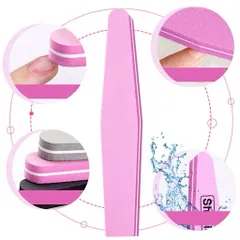 ( Giá sỉ ) Lốc 10 phao mịn chà móng Sunshine 2 mặt nhám 100/180 chuẩn Loại 1 siêu cứng bền chuyên dụng Ngành Nail
