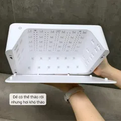 Máy Hơ Gel SNRQI T8 Chính Hãng 72W 60 Bóng LED/ UV Hơ Mạnh , Khoang Rộng Có Đệm Kê Tay ( Bảo Hành Chính Hãng )