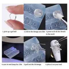 Khuôn Silicon Tạo Hình Charm Nail Mẫu Mới Siêu HOT - Charm Gắn Nailbox Siêu Đẹp [ TÚ ANH NAIL ]