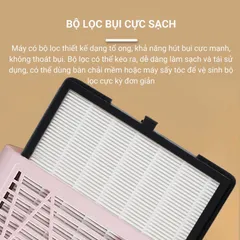 [ LOẠI 1 HÚT KHOẺ ] Máy hút bụi Nail BQ-858 công suất 80w hút cực mạnh thiết kế sang xịn đủ bộ [ BẢO HÀNH ĐẦY ĐỦ ]