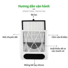 [ LOẠI 1 HÚT KHOẺ ] Máy hút bụi Nail BQ-858 công suất 80w hút cực mạnh thiết kế sang xịn đủ bộ [ BẢO HÀNH ĐẦY ĐỦ ]