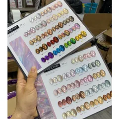 Set Sơn Mắt Mèo Cực Quang Ánh Nước 18-19 Màu FASHIONSIR Cao Cấp Hiệu Ứng Siêu Lung linh Bắt Sáng [ Tặng Bảng Màu Xịn ]