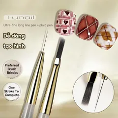 Cọ Kẻ Sọc Thẳng - Cọ Kẻ Caro Cực Dễ Lông Mướt Chuẩn Xịn Tiện Ích Ngành Nails [ TÚ ANH NAIL ]