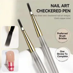Cọ Kẻ Sọc Thẳng - Cọ Kẻ Caro Cực Dễ Lông Mướt Chuẩn Xịn Tiện Ích Ngành Nails [ TÚ ANH NAIL ]