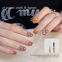 Cọ Kẻ Sọc Thẳng - Cọ Kẻ Caro Cực Dễ Lông Mướt Chuẩn Xịn Tiện Ích Ngành Nails [ TÚ ANH NAIL ]