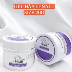 (CHÍNH HÃNG) Gel đắp móng Li-nail chất gel siêu đặc không nóng chảy đa năng màu trong suốt hũ to 65g ngành Nail