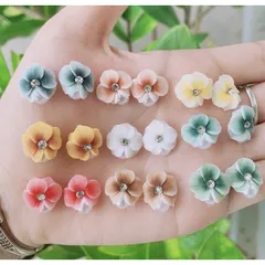 Set 12 hũ bột mỹ siêu dẻo mịn nặn hoa nổi , đắp bột móng siêu êm hàng chuẩn
