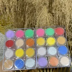 Set 12 hũ bột mỹ siêu dẻo mịn nặn hoa nổi , đắp bột móng siêu êm hàng chuẩn
