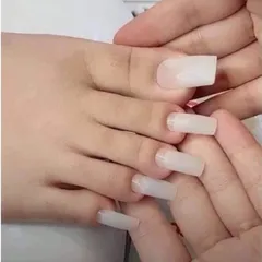 Móng úp chân phom dài chuẩn ôm khít chỉnh dài ngắn tuỳ ý siêu mỏng dẻo ôm phom hộp 500 móng hàng chuẩn