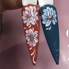 Cọ vẽ hoa đầu tròn đầu nhọn đa năng vẽ trang trí móng chuẩn xịn ngành nail