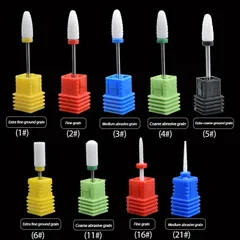 Đầu mài sứ Ceramic mài sơn gel , mài bột móng siêu êm bền không nóng rát phạm da đủ Size hàng chuẩn xịn