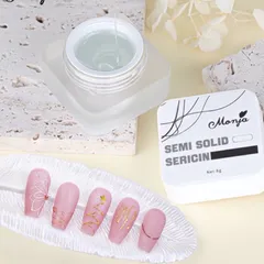Gel nhện trong suốt vẽ móng chà tráng gương đa năng siêu dai đặc HOT