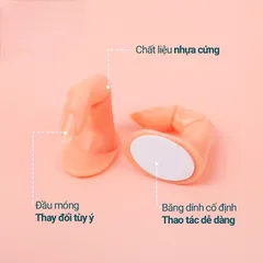 Ngón tay giả có khoé tập sơn móng vẽ móng , úp móng giả , đắp gel bột cho học viên thực hành đa năng giá rẻ