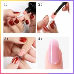 Set gel gôm đủ bộ đắp tạo phom móng siêu bền đẹp tự nhiên dễ đắp mẫu mới màu siêu đẹp
