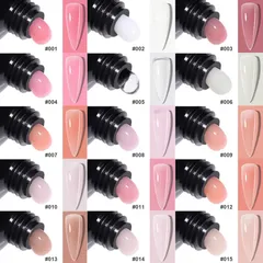 Set gel gôm đủ bộ đắp tạo phom móng siêu bền đẹp tự nhiên dễ đắp mẫu mới màu siêu đẹp