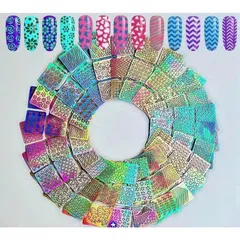 Set 24 giấy khuôn vẽ móng dặm ombre siêu đẹp đang HOT ngành nail