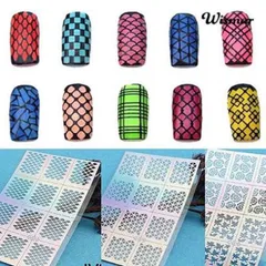 Set 24 giấy khuôn vẽ móng dặm ombre siêu đẹp đang HOT ngành nail
