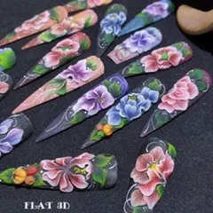 Set 12 màu bột vẽ cọ bản nail cao cấp siêu đặc chuẩn màu