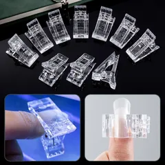 Set 5 kẹp cố định móng úp móng típ gel gôm chuyên dụng ngành nail