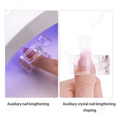 Set 5 kẹp cố định móng úp móng típ gel gôm chuyên dụng ngành nail