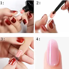 Set gel gôm đắp móng tạo hình móng giả lên phom siêu đẹp dễ làm bền đẹp tiện lợi nhiều màu HOT