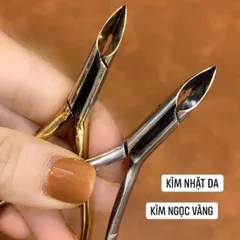 Kìm Ngọc mũi nhọn inox không gỉ nhặt da lách khoé siêu đỉnh cực bén bền