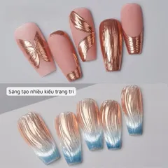 Set 4 Hũ Tráng Gương Nail Cao Cấp Hiệu Ứng Siêu Bóng Đủ Màu Cơ Bản Tạo 1001 Mẫu Nail Tráng Gương HOT [ TÚ ANH NAIL ]