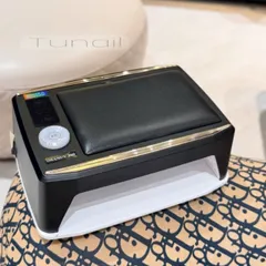 Máy hơ Nail tích điện khoang to OSANUV J80 cao cấp  380w 90 bóng LED/UV pin cực khoẻ có đệm kê tay da PU ( CHÍNH HÃNG )
