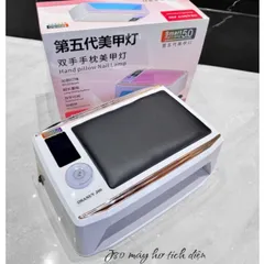 Máy hơ Nail tích điện khoang to OSANUV J80 cao cấp  380w 90 bóng LED/UV pin cực khoẻ có đệm kê tay da PU ( CHÍNH HÃNG )