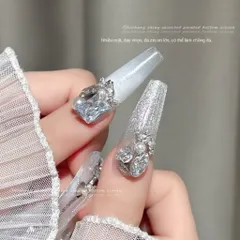 Khay Đá Khối Chân Lồi 120v Size To Mix Nhiều Kiểu Đính Móng Tay Gắn Nailbox Siêu Sáng