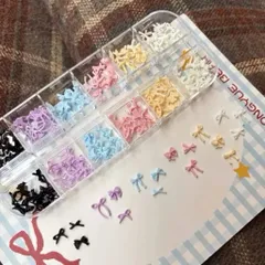 Khay Nơ Mini 12 Ngăn Mix Nhiều Mẫu Tạo Kiểu Cho Móng Đính Nailbox Siêu Xinh Mã HOT [ TÚ ANH NAIL ]
