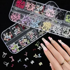 Khay Nơ Mini 12 Ngăn Mix Nhiều Mẫu Tạo Kiểu Cho Móng Đính Nailbox Siêu Xinh Mã HOT [ TÚ ANH NAIL ]