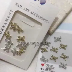 Set 30 charm kim loại cao cấp đính trang trí móng mẫu mới siêu sáng đẹp