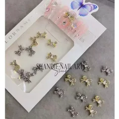 Set 30 charm kim loại cao cấp đính trang trí móng mẫu mới siêu sáng đẹp