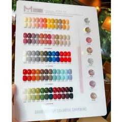 Set sơn gel 68 màu MINAYIN cao cấp đủ tông thạch nhũ tặng Base Top + Bảng màu siêu xịn chính hãng