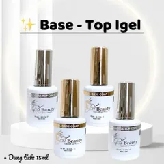 [Chính Hãng] Base Top Mỹ IGEL Cặp Sơn Liên Kết Phủ Bóng Nail Cao Cấp Siêu Bóng Bền Chai 15ML Nhập Khẩu Chính Hãng Có Tem