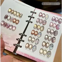 Set sơn mắt mèo mix nhũ 24 màu YUUJA cao cấp hiệu ứng siêu sáng tặng kèm bảng màu da gấp cực xịn [ TÚ ANH NAIL ]