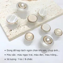 Tách ngón chân chống lem khi sơn chụp hình nail đa năng siêu sang xịn đủ bộ