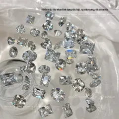 [ HOT ] Đá Khối Chân Lồi Khay 120v Size To Mix Nhiều Kiểu Đính Móng Tay Trang Trí Nailbox Siêu Sáng [ TÚ ANH NAIL ]