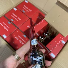 (CHÍNH HÃNH) Sơn gel mxbon đỏ chuẩn màu không ánh tím chất siêu đặc đẹp bán lẻ đủ màu chai 15ml