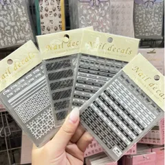 Sticker Nail Hình Dán 3D - 5D Mẫu Chữ Thương Hiệu Trang Trí Móng Mã HOT [ TÚ ANH NAIL ]