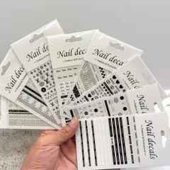 Sticker Nail Hình Dán 3D - 5D Mẫu Chữ Thương Hiệu Trang Trí Móng Mã HOT [ TÚ ANH NAIL ]