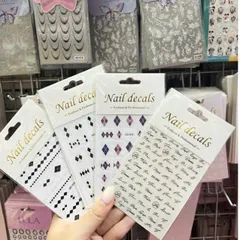 Sticker Nail Hình Dán 3D - 5D Mẫu Chữ Thương Hiệu Trang Trí Móng Mã HOT [ TÚ ANH NAIL ]
