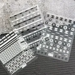 Sticker Nail Hình Dán 3D - 5D Mẫu Chữ Thương Hiệu Trang Trí Móng Mã HOT [ TÚ ANH NAIL ]