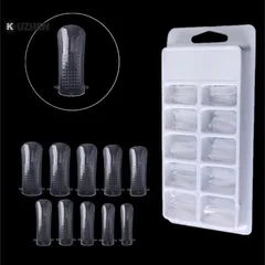 Móng giả móng úp gel gôm đủ size phom chuẩn hộp 100 chiếc chuyên dụng ngành nail
