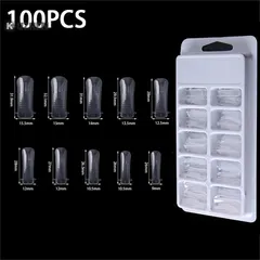Móng giả móng úp gel gôm đủ size phom chuẩn hộp 100 chiếc chuyên dụng ngành nail