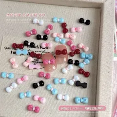 [ HOT ] Set 30 Charm Nơ Hoạt Hình Hello Kitty Trang Trí Móng Tay Tạo Kiểu Nailbox Cực Xinh  [ TÚ ANH NAIL ]