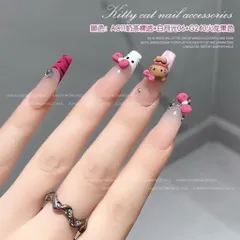 [ HOT ] Set 30 Charm Nơ Hoạt Hình Hello Kitty Trang Trí Móng Tay Tạo Kiểu Nailbox Cực Xinh  [ TÚ ANH NAIL ]