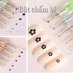 Set 5 cây chấm bi đủ size vẽ tạo hình trang trí nail đa năng